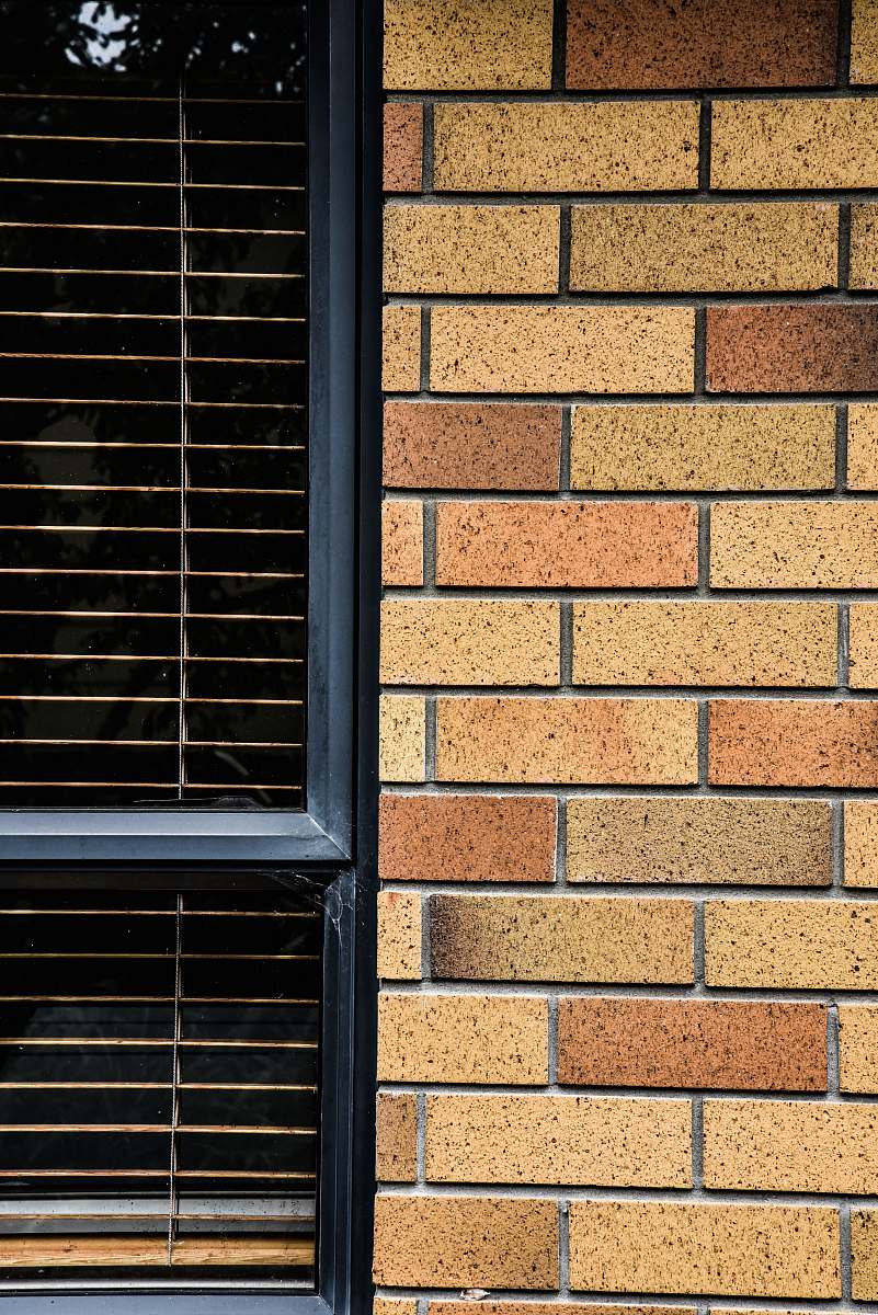 brick brown bricks wall window